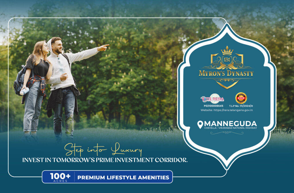 Myron’s Dynasty: Hyderabad’s Next Landmark for Luxury Villa Plots.